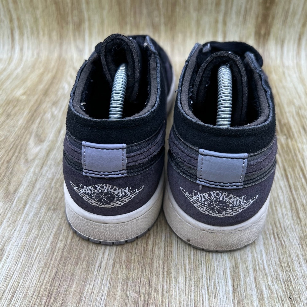 Nike Air Jordan 1 Low SE Craft Women's 7 Black Inside Out Shoes DV0478-001 - Picture 4 of 10